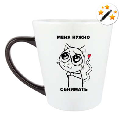 <b>Кружки</b>, чашки, термосы | Хамелеон | <b>Милый кот</b> | Printdirect.