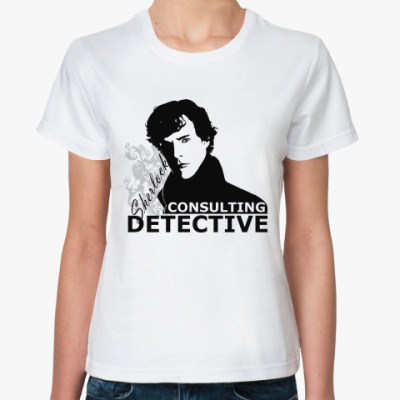 <b>Женские футболки</b> | Классические | Жен <b>футболка Шерлок</b> | Printdirect.